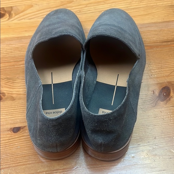 Dolce Vita Gray Suede Flats perrie 10M - Picture 3 of 10
